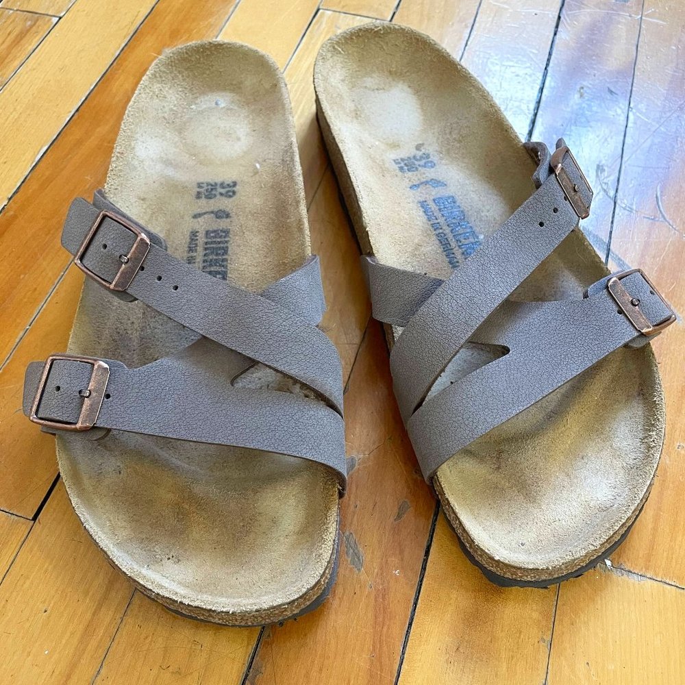 Birkenstock Birkibuc in Stone